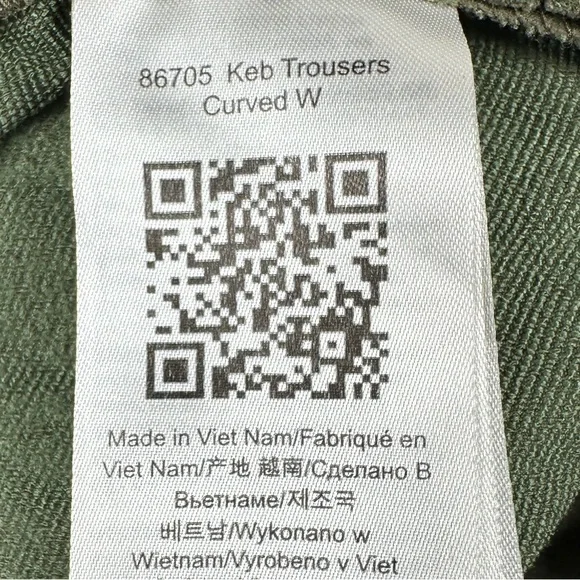 Fjallraven Women’s Keb Trousers Curved - Deep Forest / Laurel Green Size 4 - Picture 4 of 12